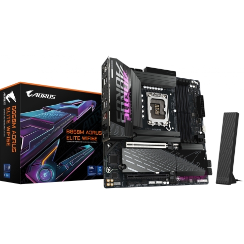 GIGA B860M AORUS ELITE WIFI6E S1851/DDR5/µATX