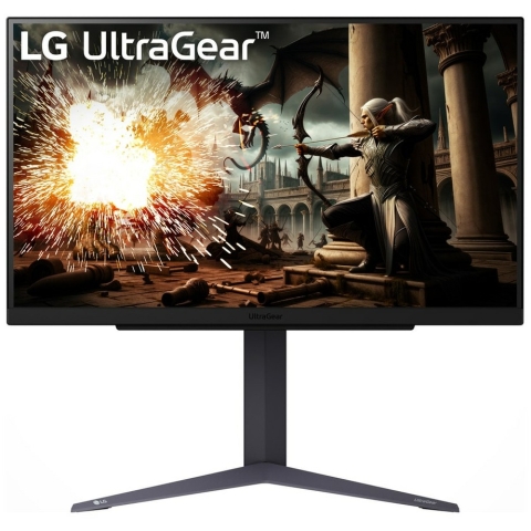 68,6cm/27 (2560x1440) LG 27GS75QX-B 16:9 WQHD IPS 1ms 180Hz HDR HDMI DP Grey