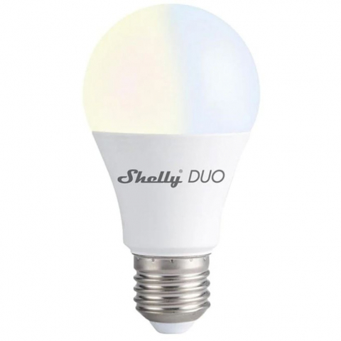 Shelly Plug & Play Beleuchtung Duo E27 WLAN LED Lampe