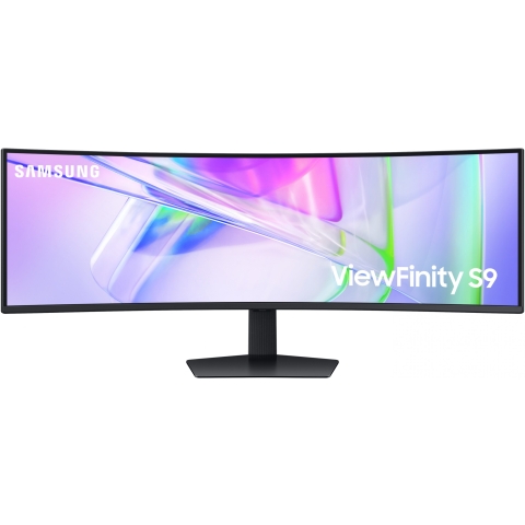 124,5cm/49 (5120x1440) Samsung ViewFinity S9 S49C950UAU 32:9 DQHD Curved 120Hz 5ms HDR400 DP HDMI RJ45 LS Black