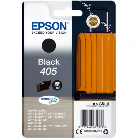 TIN Epson Tinte 405 C13T05G14010 Schwarz bis zu 350 Seiten