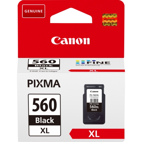 Canon Tinte PG-560XL 3712C001 Schwarz bis zu 400 Seiten gemäß ISO/IEC 24734