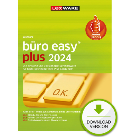 Lexware Büro Easy Plus 2024 - 1 Device, 1 Year - ESD-DownloadESD