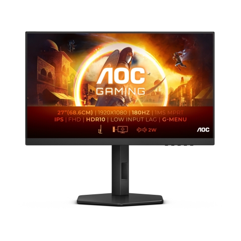 68,6cm/27 (1920x1080) AOC 27G4XE Full HD 2xHDMI DP IPS HDR10 0,5ms LS Black