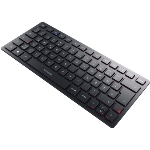 Cherry KW 9200 MINI - Tastatur - QWERTZ - Deutsch - Schwarz