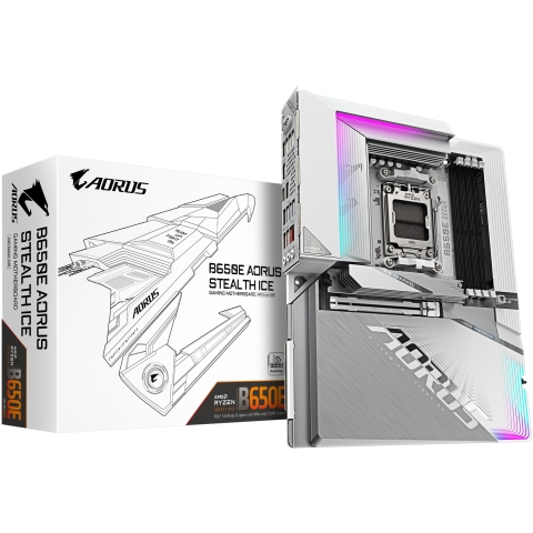 GIGA B650E AORUS STEALTH ICE AM5/DDR5/ATX