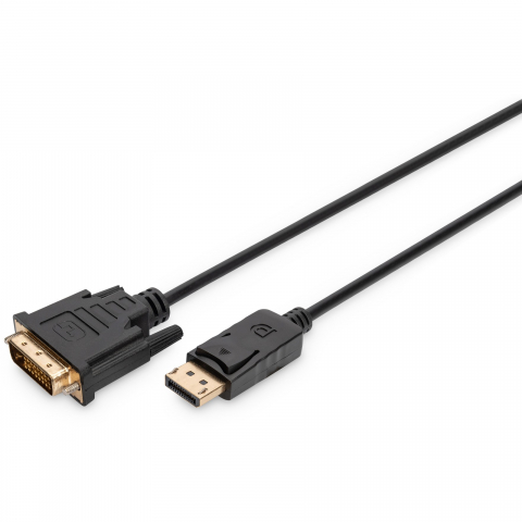 Digitus DisplayPort > DVI 24+1 (ST-ST) 2m Adapterkabel Schwarz