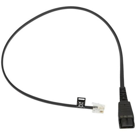 Jabra Anschlusskabel QD auf RJ10 glatt 0,5m