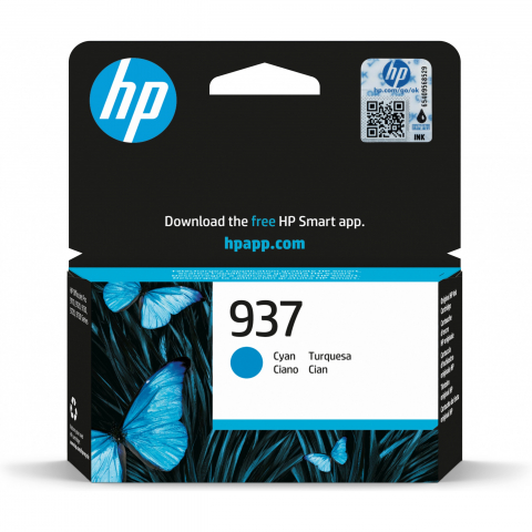 HP Tinte 937 4S6W2NE Cyan bis zu 800 Seiten ISO/IEC 19752