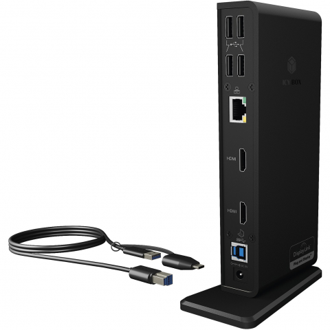 ICY BOX IB-DK2251AC USB-C/USB 3.0 11-in-1 DockingStation