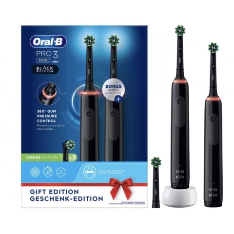 Oral-B Pro 3 3900 Duo Schwarz