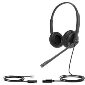 Yealink YHS34 Lite Dual Headset kabelgebunden QD zu RJ12