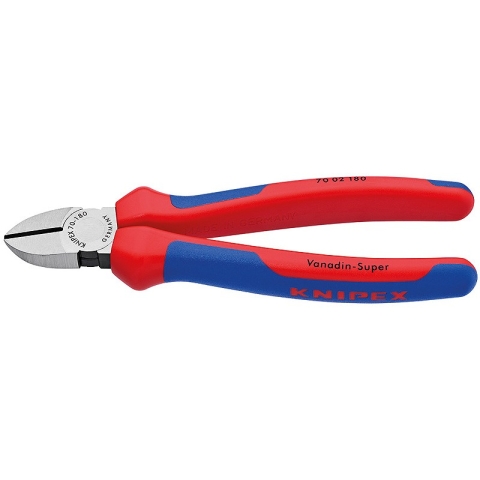 KNIPEX Seitenschneider schwarz atramentiert poliert140 mm