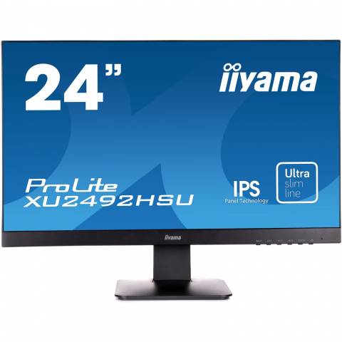 60,5cm/ 23,8 (1920x1080) Iiyama ProLite XU2492HSU-B1 Full HD IPS 5ms HDMI DP LS black