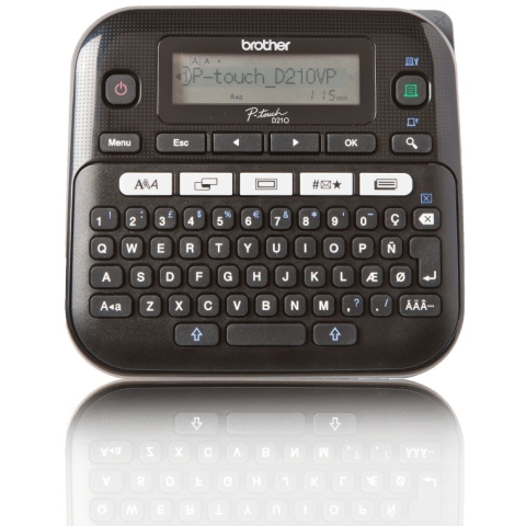 Brother P-Touch PT-D210VP Beschriftungsgerät 3.5/6/9/12 mm Value Pack