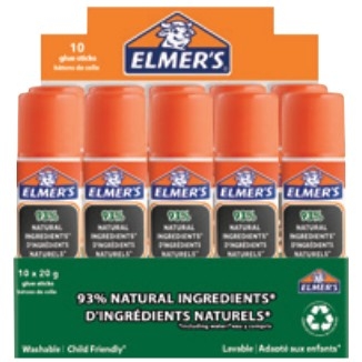 Elmers Klebestift Pure Glue 20G - 10er Faltschachtel