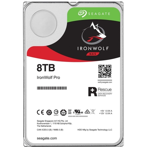 FES-SATA 8TB Seagate NAS IronWolf Pro ST8000NE001 *Bring-In-Warranty*