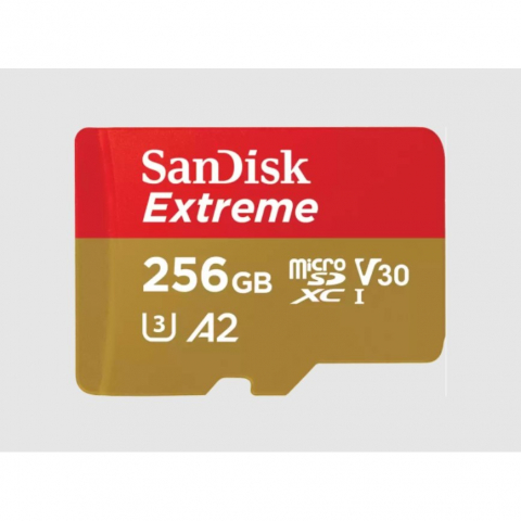 CARD 256GB SanDisk Extreme MicroSDXC 190MB/s +Adapter