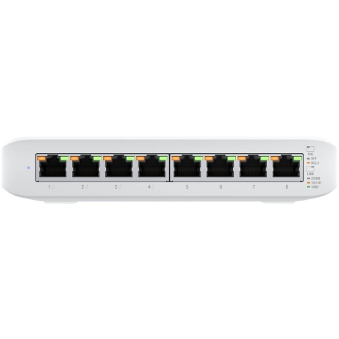 8P Ubiquiti UniFi USW-LITE-8-POE 52W