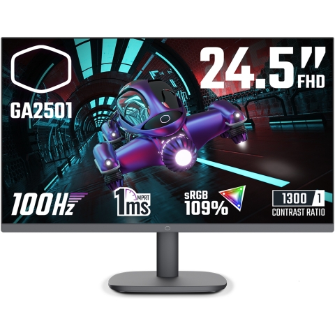 Cooler Master LCD 24 FHD 100Hz CMI-GA2501-EU IPS EU Power cord monitor