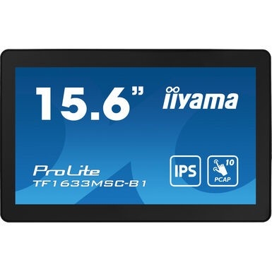 IIYAMA 39.5cm (15.6) TF1633MSC-B1 16:9 M-Touch HDMI+DP bl. retail