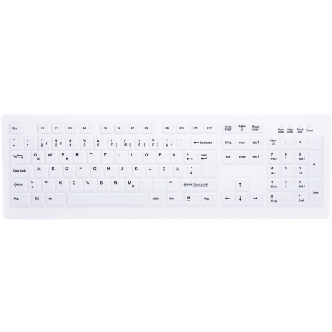 CHERRY ACTIVE KEY MTA AK-C8100 Wireless DE-Layout weiß IP68