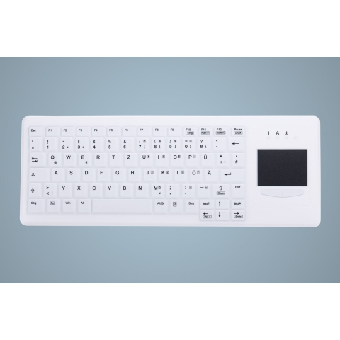 CHERRY AKTIVE KEY Wireless Hygiene Compact Touchpad Keyboard