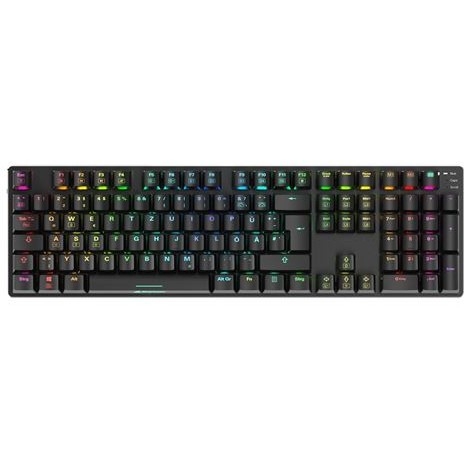 Sharkoon Gaming Tastatur Skiller SGK36W schwarz DE