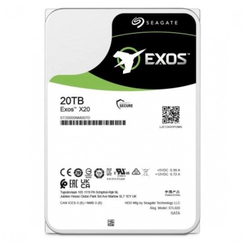 20TB Seagate EXOS X20 ST20000NM007D 7200RPM 256MB