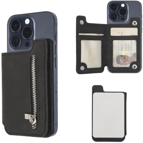 4smarts Universal Magnet Wallet CompactCaddy. schwarz