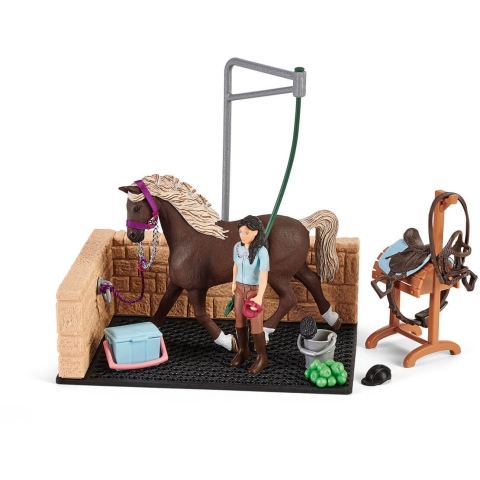 Schleich Horse Club 42438 Waschplatz m. Emily & Luna
