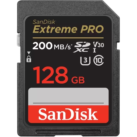 CARD 128GB SanDisk Extreme Pro SDXC 200MB/s