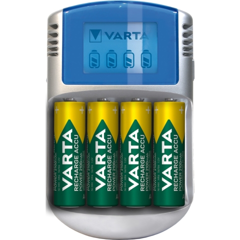 Akku Ladegerät (inkl. Akkus) LCD Charger *Varta*