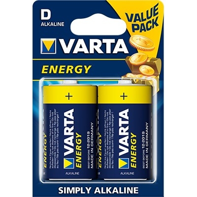 Batterie D Mono (LR20) 1.5V *Varta* Longlife - 2-Pack