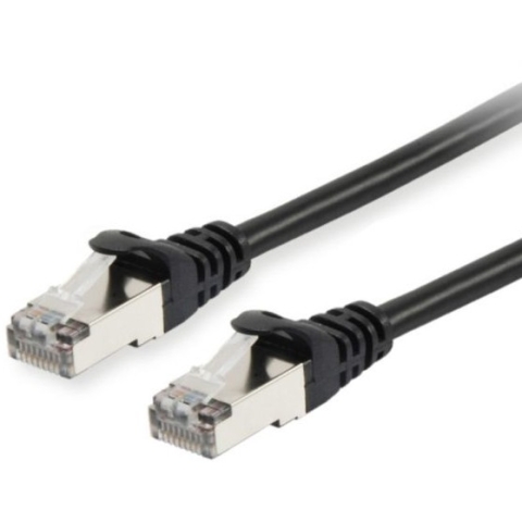 Equip Patchkabel Cat6A S/FTP 2xRJ45 30.00m schwarz LSZH Polybeutel