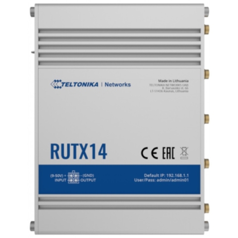 Teltonika RUTX14 LTE Cat12 Dual-Band Wifi Industrial Router