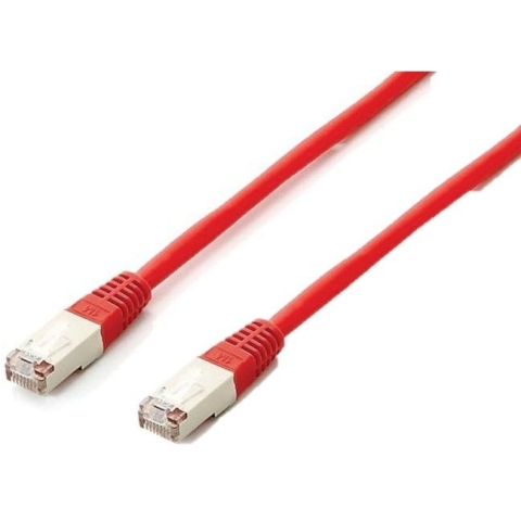 Equip Patchkabel Cat6A S/FTP 2xRJ45 20.00m rot Plat.LSZH Polybeutel