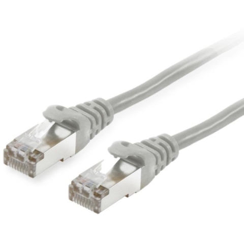 Equip Patchkabel Cat6 S/FTP 2xRJ45 0.25m grau LSZH Polybeutel