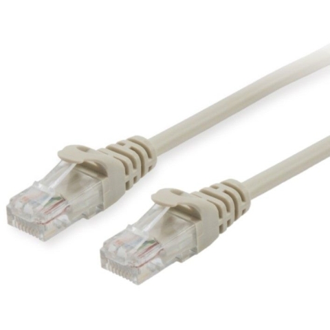 Equip Patchkabel Cat6 U/UTP 2xRJ45 10.00m beige Polybeutel