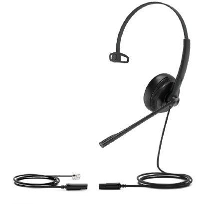 Yealink YHS34 Mono Headset kabelgebunden QD zu RJ9