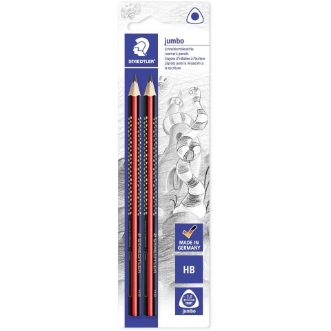 STAEDTLER Bleistift Tradition Jumbo HB Dreikantform 2Stk. retail