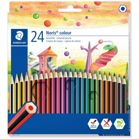 STAEDTLER Buntstift Noris colour 24er Set im Kartonetui retail