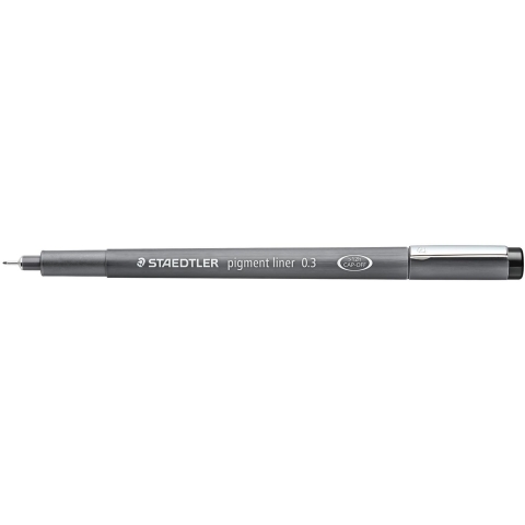 STAEDTLER pigment liner 0.3mm schwarz 10 Stück