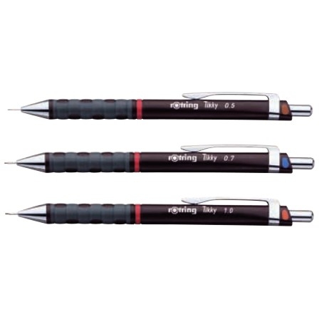 ROTRING Feinminenstift Tikky 3er Set mit Colourcode