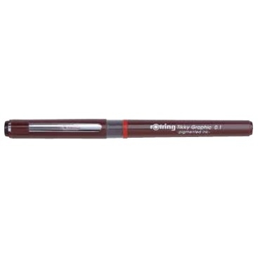 ROTRING Feinfaserschreiber Tikky Graphic 0.2mm Schwarz 1 Stk