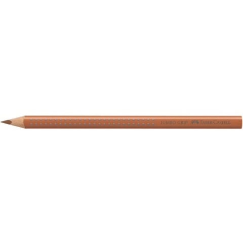 FABER-CASTELL Buntstift Jumbo Grip Nussbraun 12er