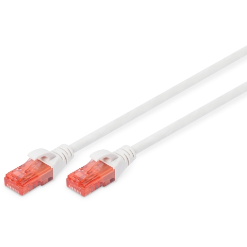 DIGITUS CAT 6 U/UTP Patchkabel - LSZH. 0.25m. weiß