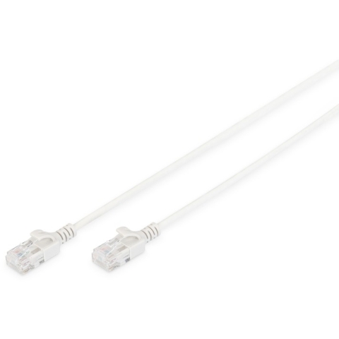 DIGITUS CAT 6 U/UTP Slim Patchkabel. 2m. grau