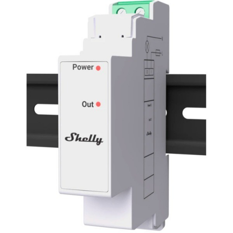 Shelly Relais Pro 3EM 400A WLAN LAN Stromzähler Inkl. 3 400A Klemmen Messfunktion BT DIN-Rail