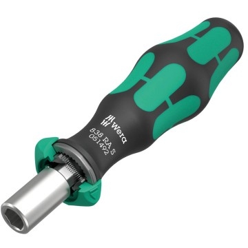 Wera Bits-Handhalter mit Ratschenfunktion 1/4. 838 RA S